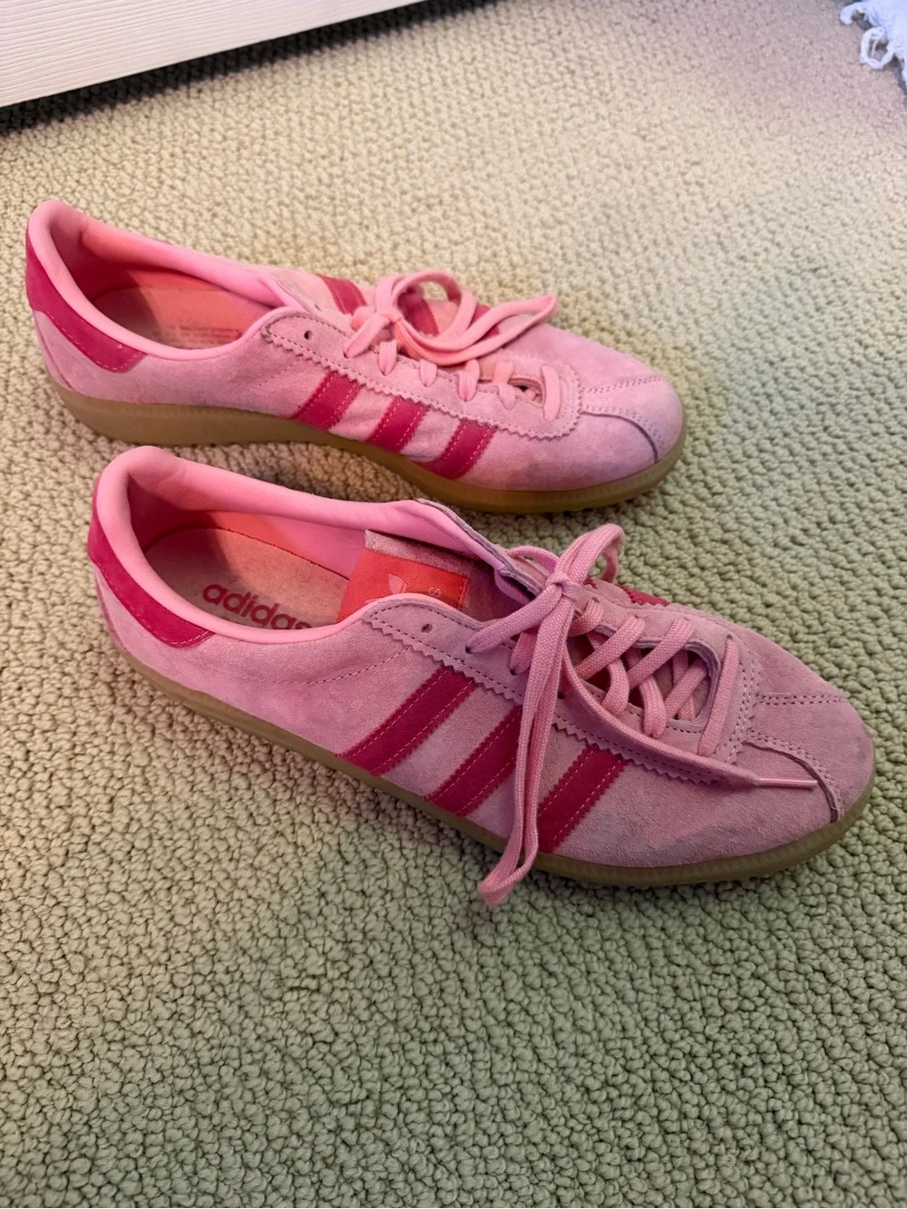 Pink Suede Adidas Women's Sneakers
